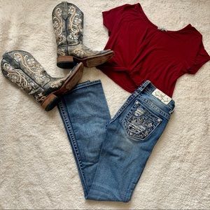 Boot cut miss me jeans